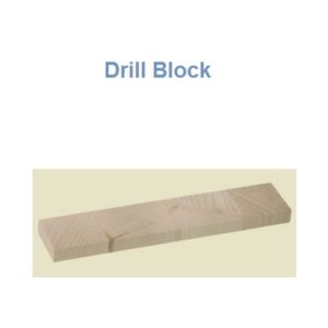 3/8" thick Drill Block
