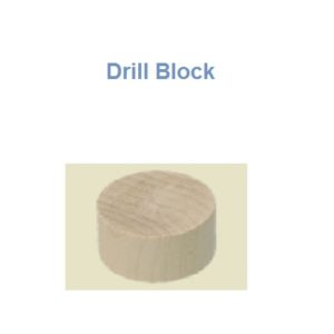 1/2" Diameter Drill Block